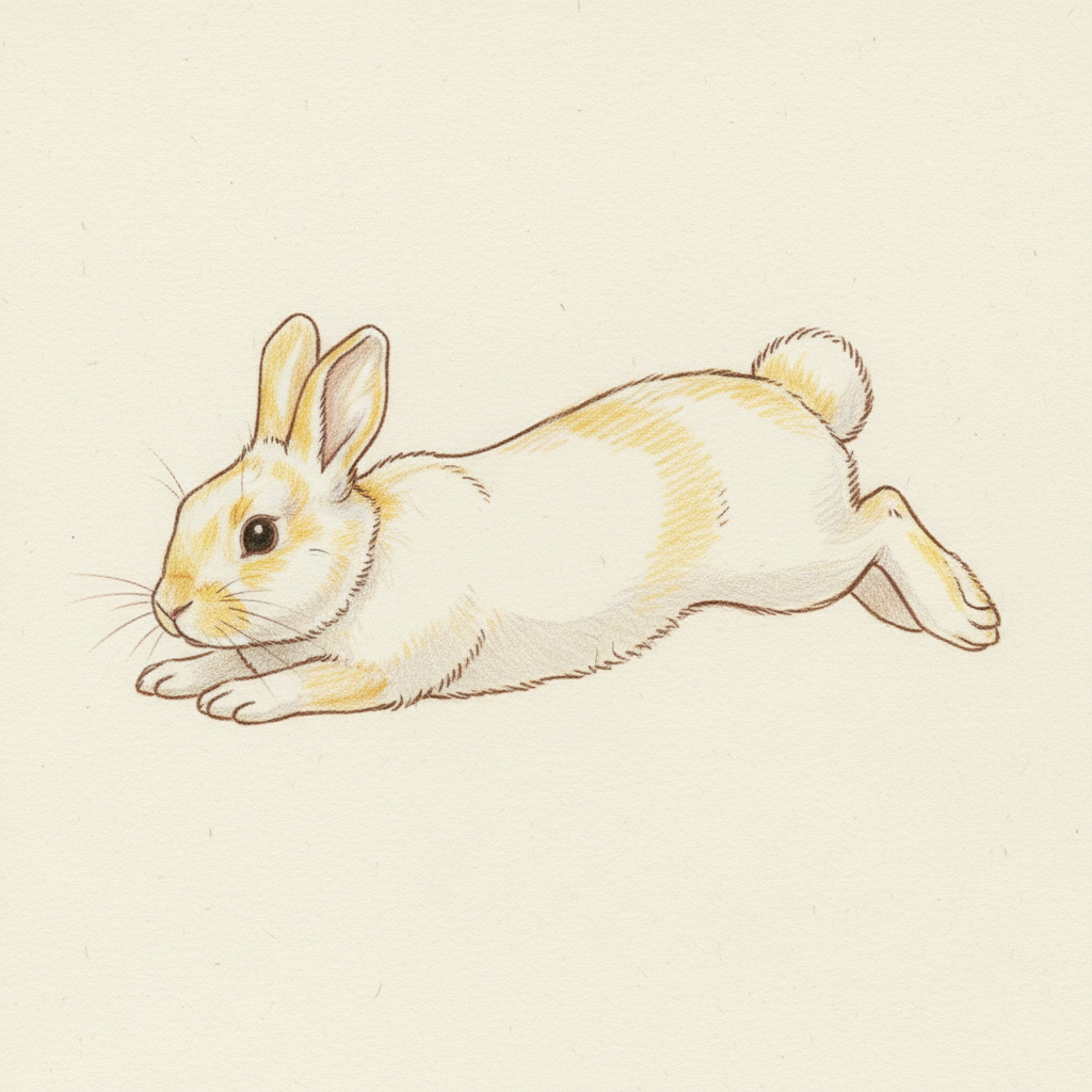 Stretch with trailing hind legs